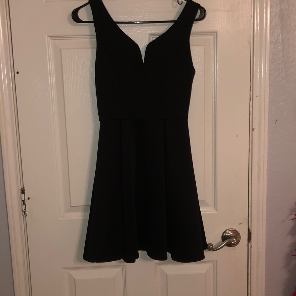 black dress